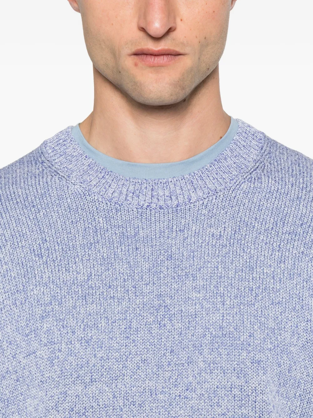 Gran Sasso Katoenen trui Blauw