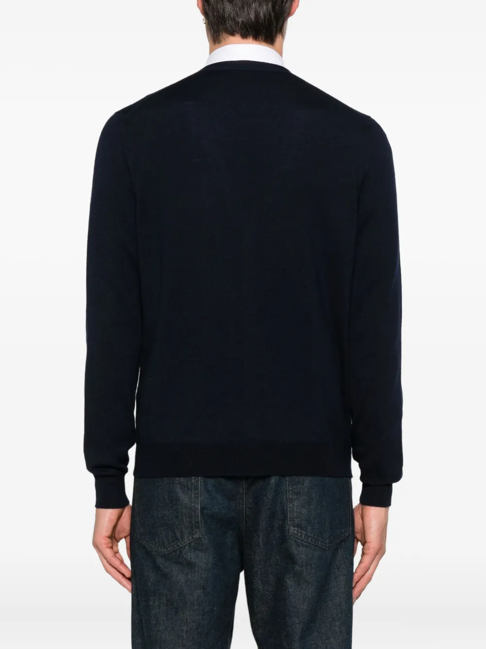 Gran Sasso Button-front Wool Cardigan In Blue