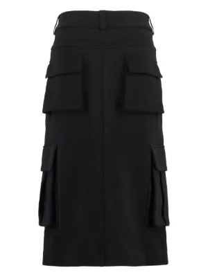 【関税＆送料込み】Givenchy Miniskirt With Logo Givenchy Mini Logo Skirt in Light Blue | FWRD