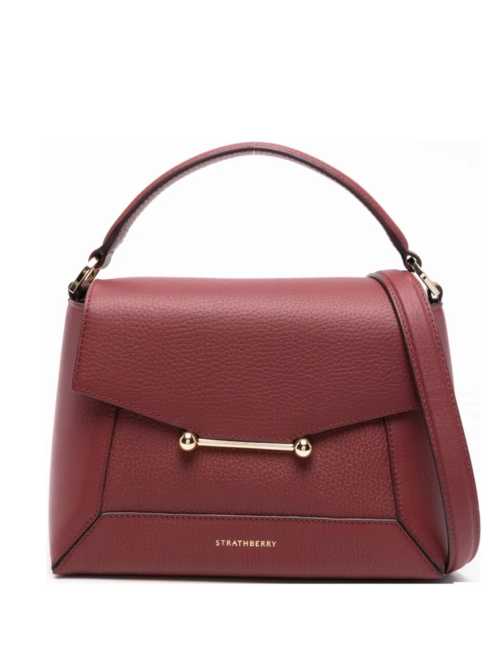 Strathberry nano Mosaic top-handle bar-detail tote bag | rojo | Image 1