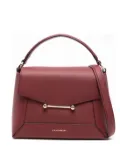Strathberry nano Mosaic top-handle bar-detail tote bag - Red