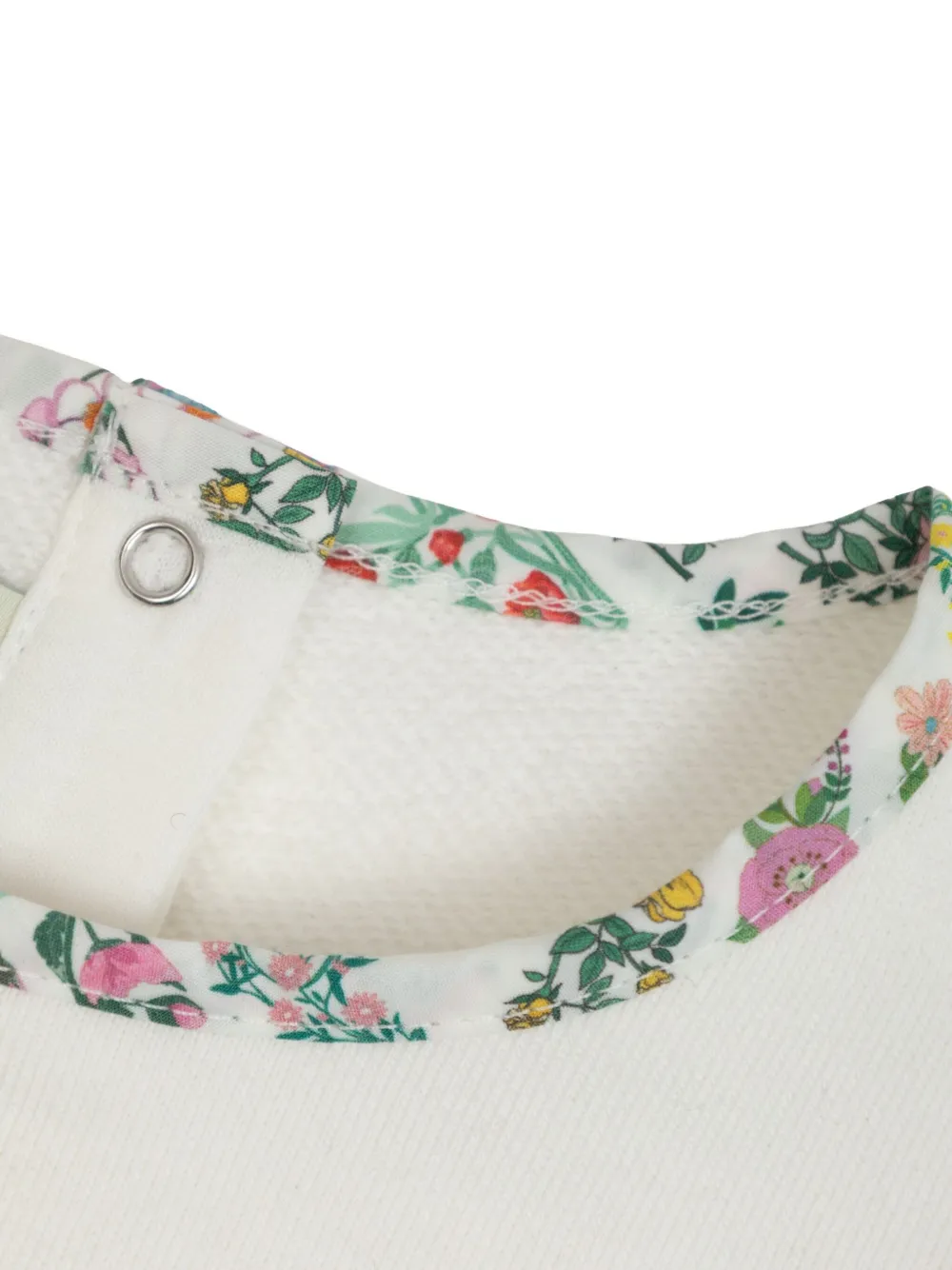 Fendi Kids floral-print sweatshirt Wit