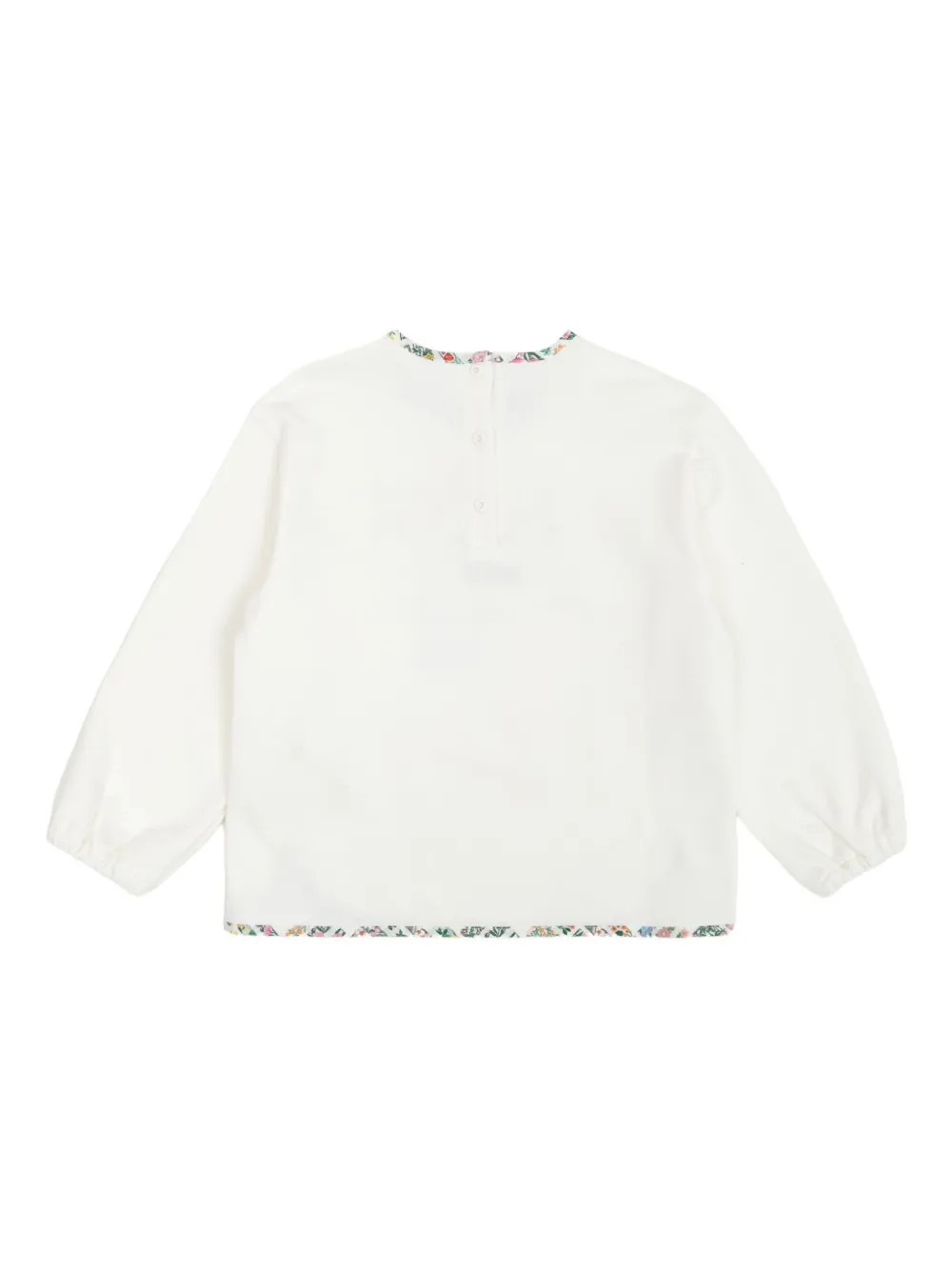 Fendi Kids floral-print sweatshirt Wit