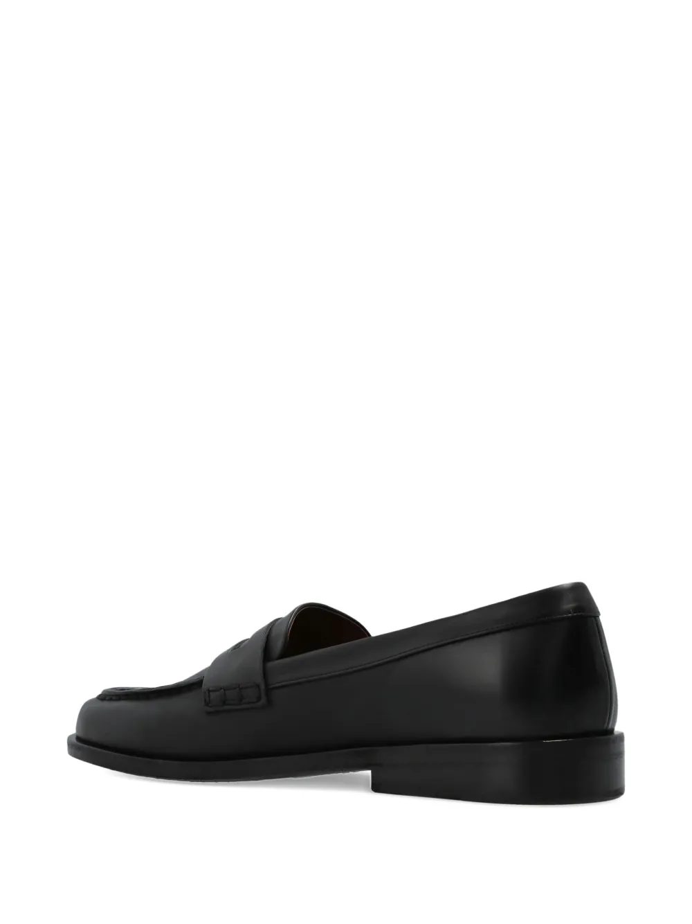 Marsèll leather penny loafers Black