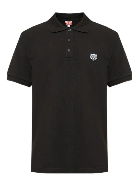 Kenzo tiger-embroidered polo shirt
