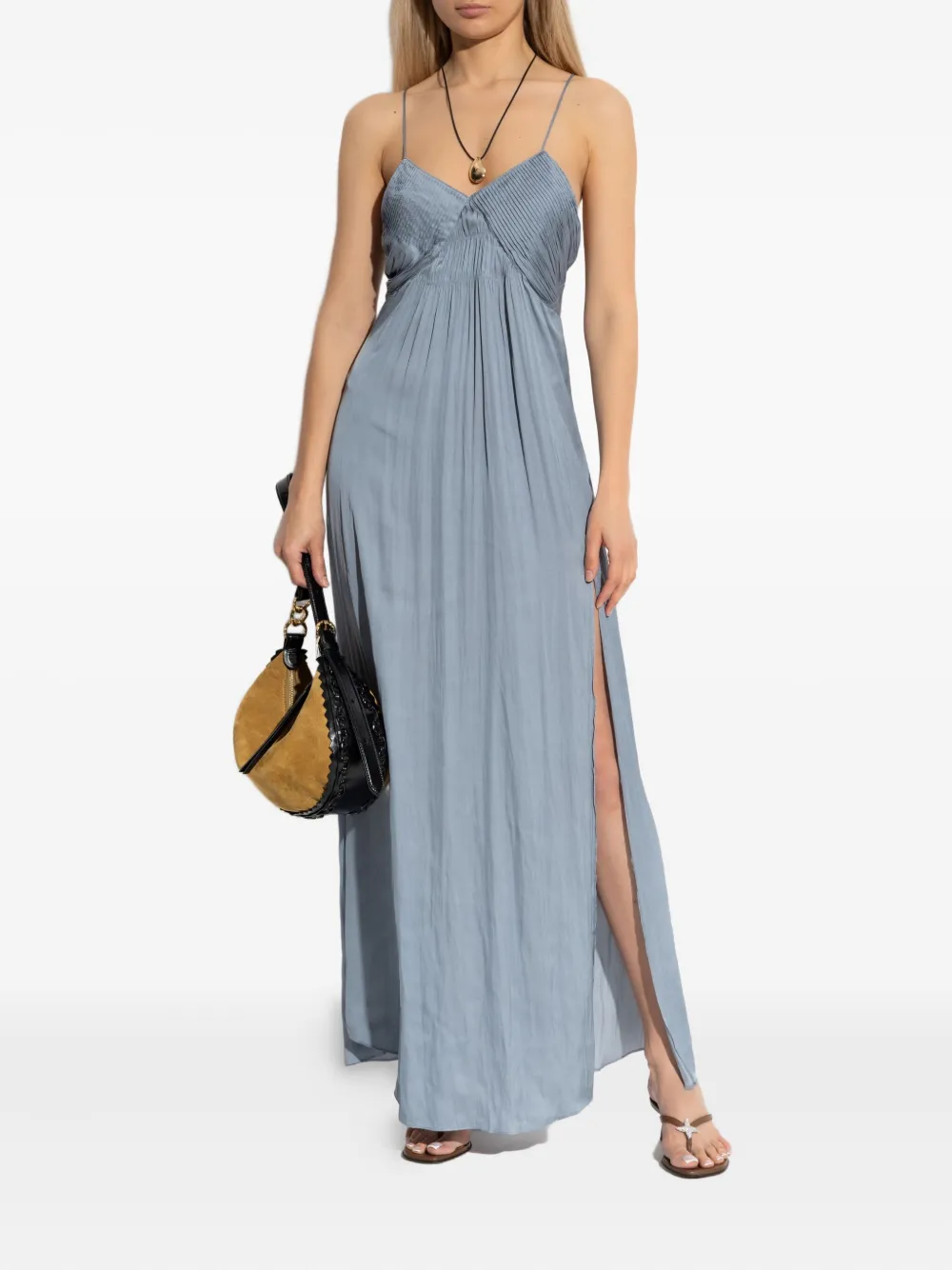 IRO Ingrid maxi dress Blauw
