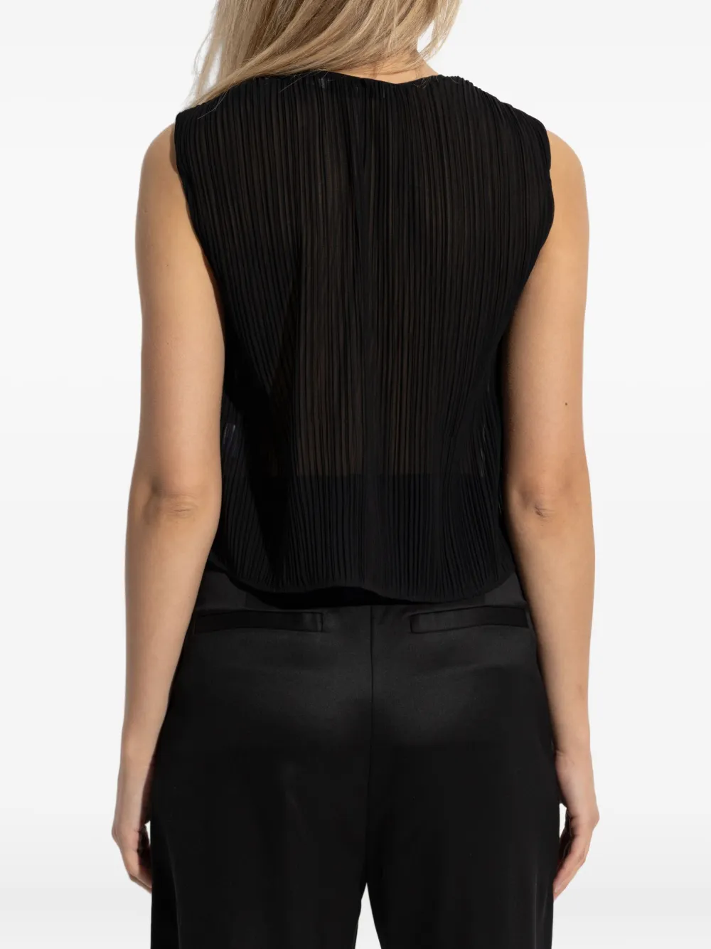 IRO Calyssa geplooide top Zwart