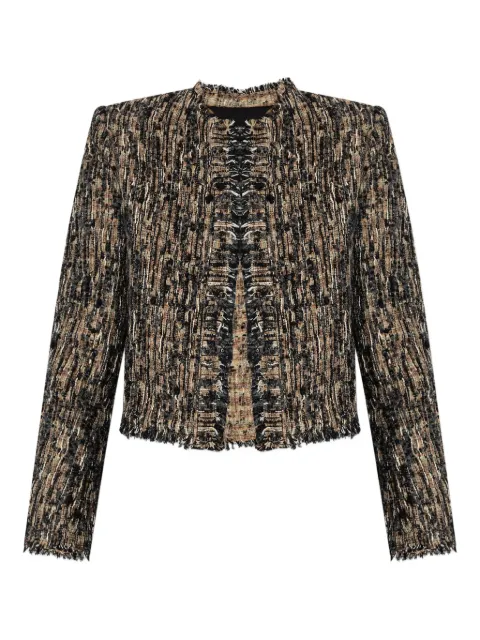 IRO tweed frayed-edge jacket
