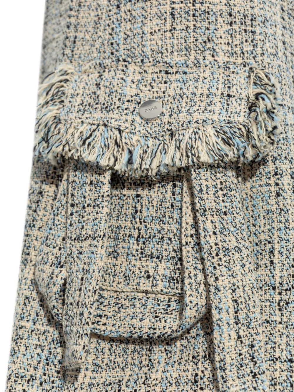 GANNI Mini-rok met ceintuur Beige