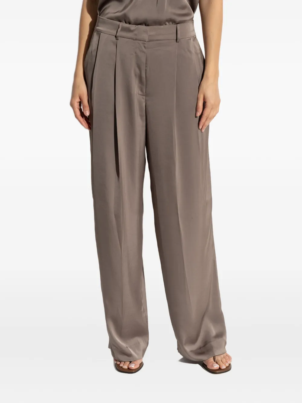 Michael Kors pleated trousers Bruin