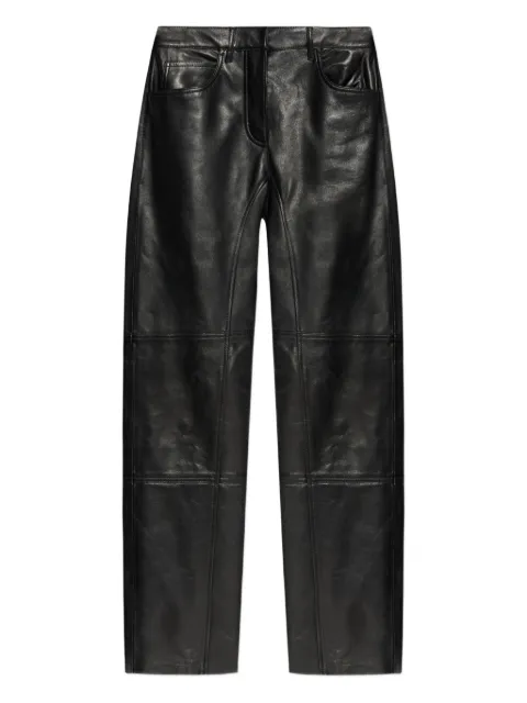 Jil Sander leather trousers