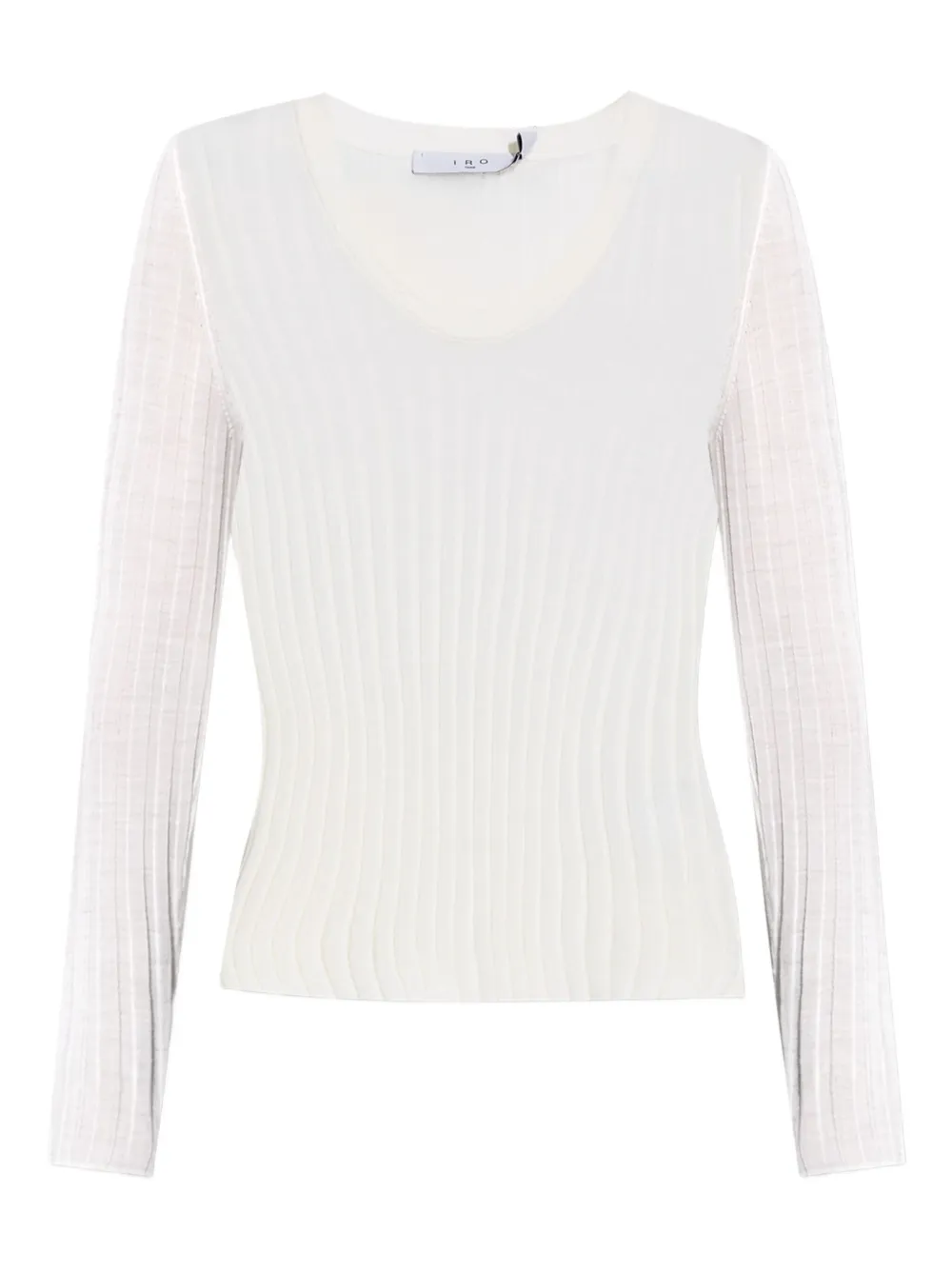 IRO Geribbelde tanktop Wit