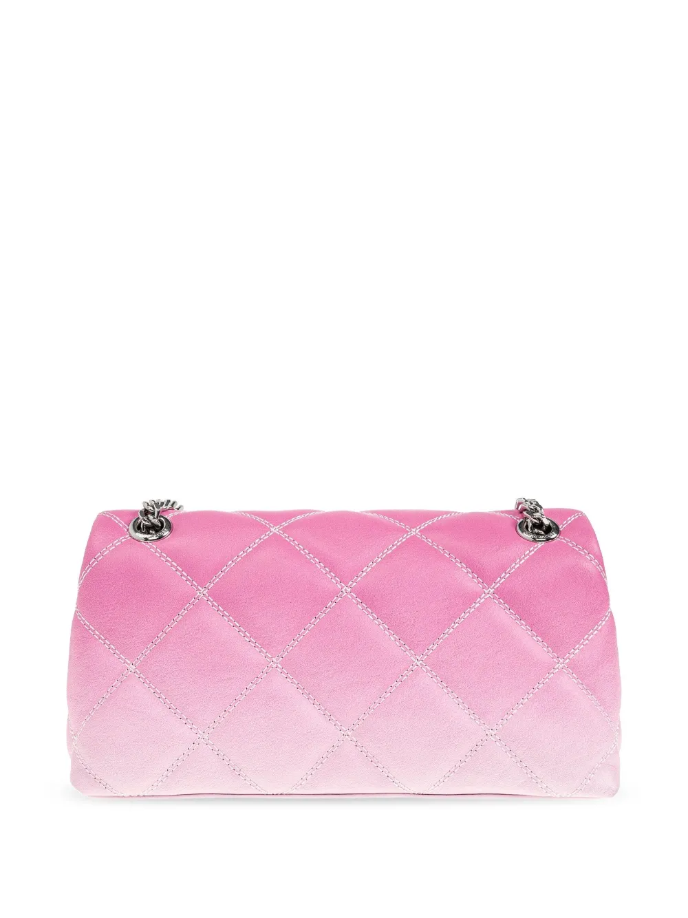 Marc Jacobs Kleine gewatteerde crossbodytas met ketting Roze