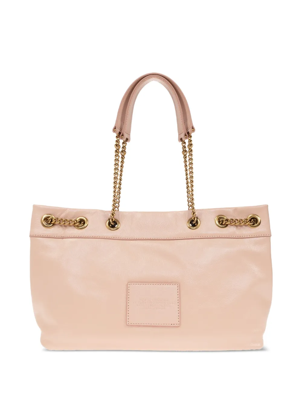 Marc Jacobs The Sac embossed-logo chain-strap tote bag Roze