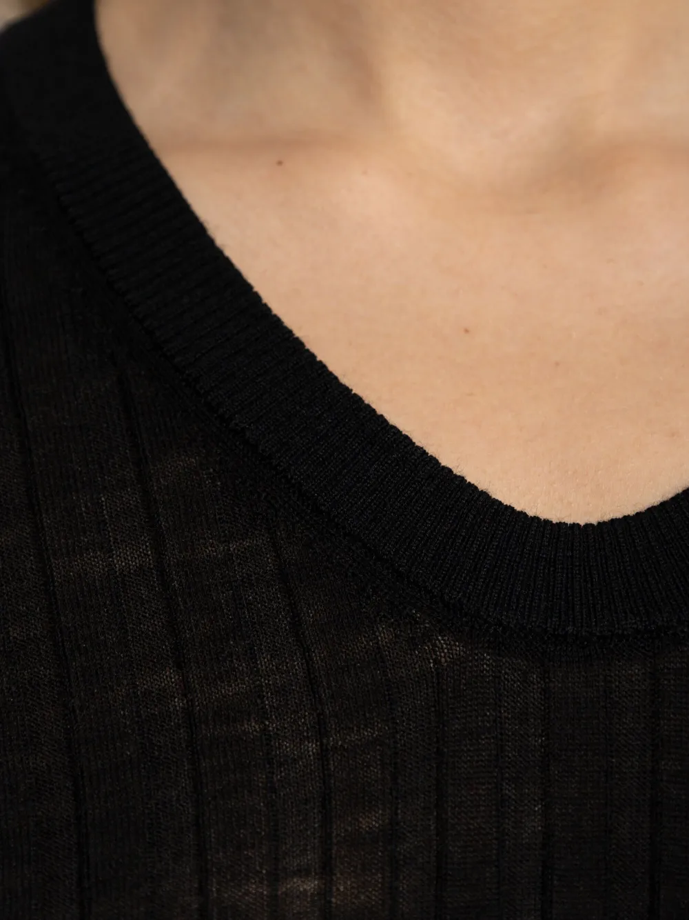IRO ribbed wool sweater Zwart