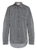 Michael Michael Kors geometric-print shirt - Black