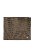 TOM FORD lizard-effect leather wallet - Brown