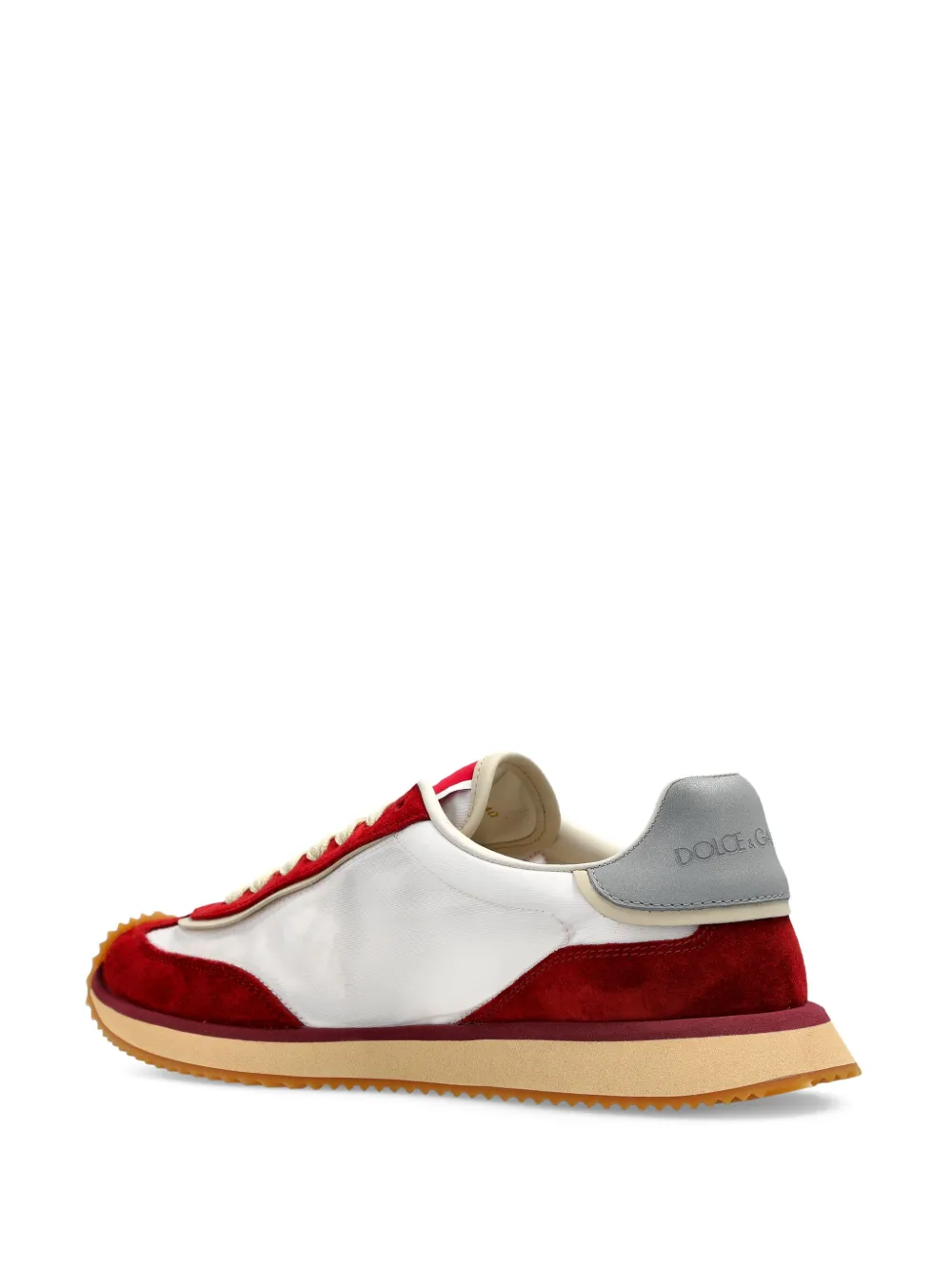 Dolce & Gabbana logo-patch sneakers Red