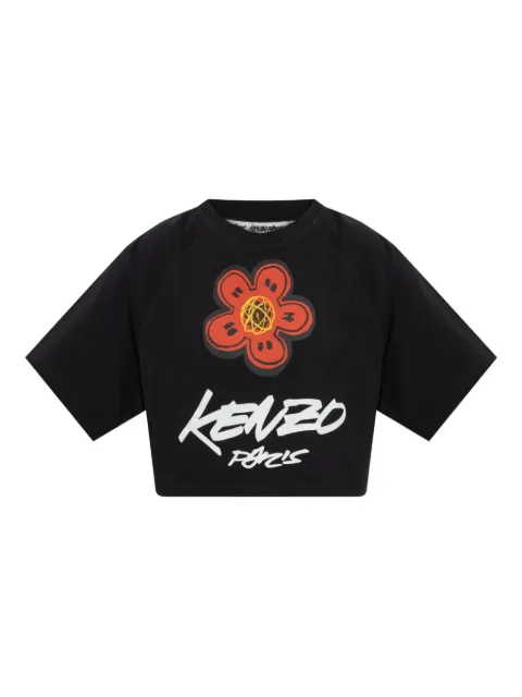 Kenzo Boke Flower Cropped-T-Shirt