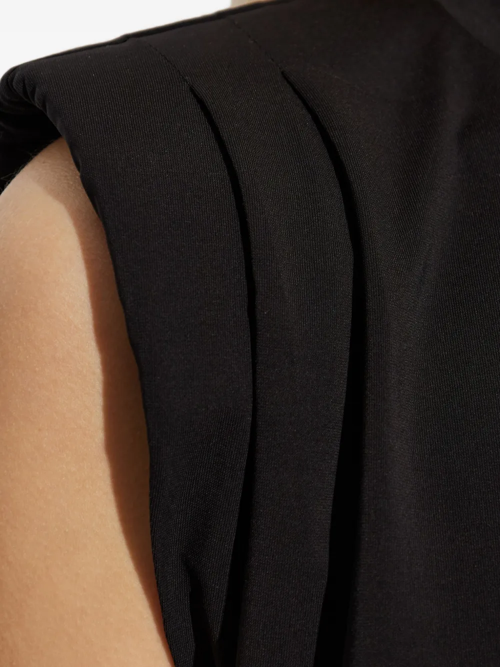 Michael Kors gathered-detail mini dress Zwart
