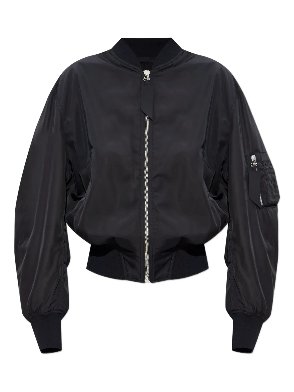 The Attico Anja bomber jacket Zwart