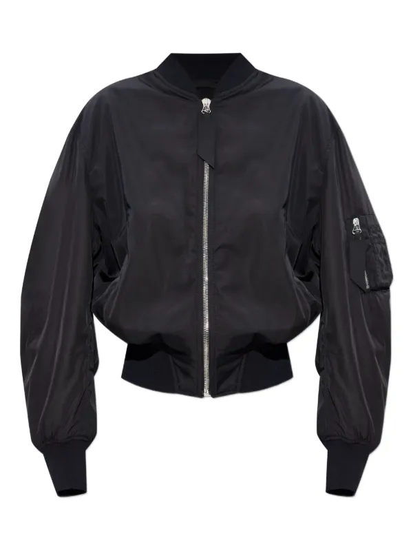 ジャケット The Attico ANJA BOMBER THE ATTICO Anja oversized leather bomber jacket | NET-A-PORTER