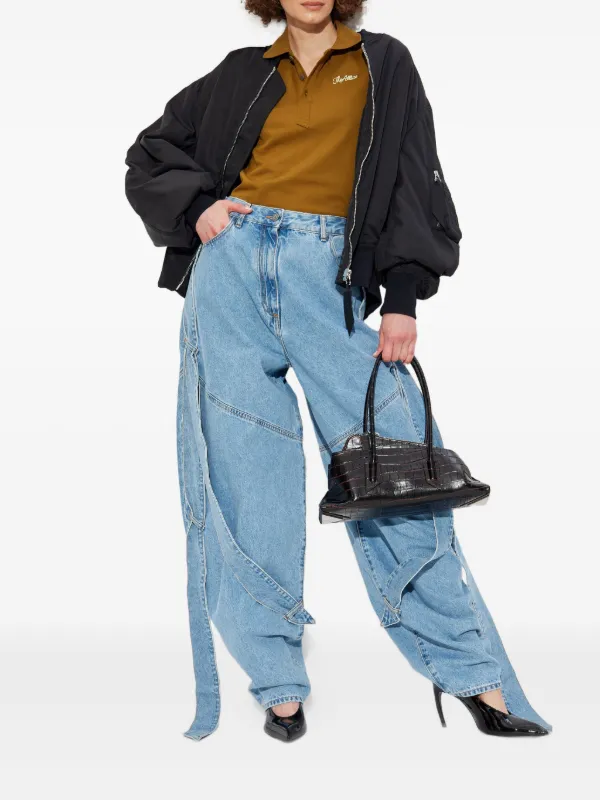 The Attico Anja ボンバージャケット | ブラック | FARFETCH JP