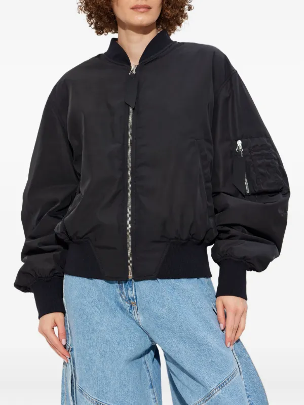 The Attico Anja ボンバージャケット | ブラック | FARFETCH JP