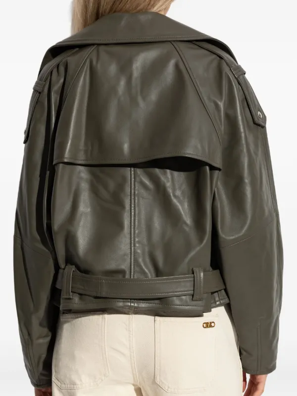 Leather Jacket ほぼ新品未使用 Distressed Leather Short Blouson