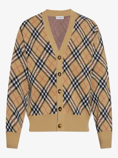 Burberry Cardigan mit Vintage-Check