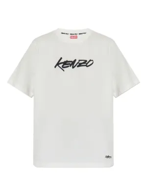 KENZO Alexanderwang Tシャツ Mサイズ Alexander Wang logo-print T-shirt | White | FARFETCH