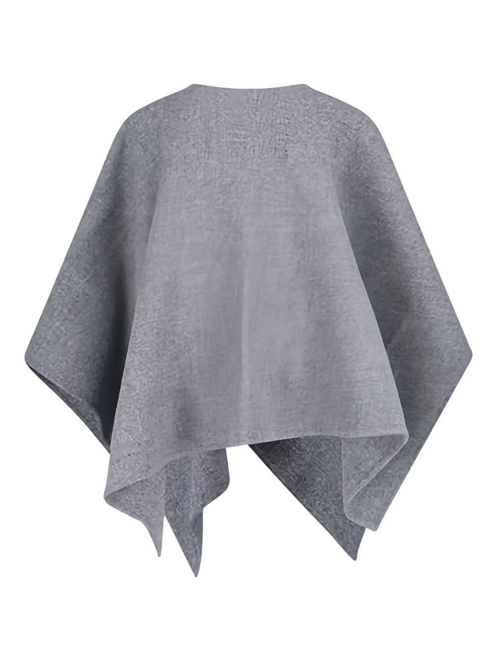 Max Mara Cape met logoplakkaat Grijs