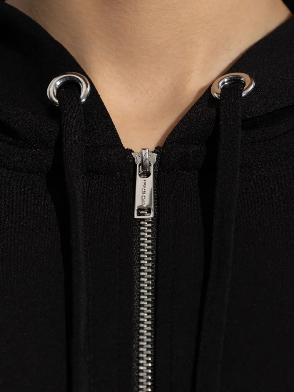 Michael Kors zip-up hoodie Zwart