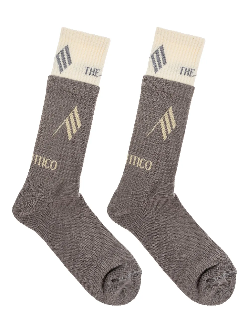 The Attico logo-print socks | Grau | Image 1