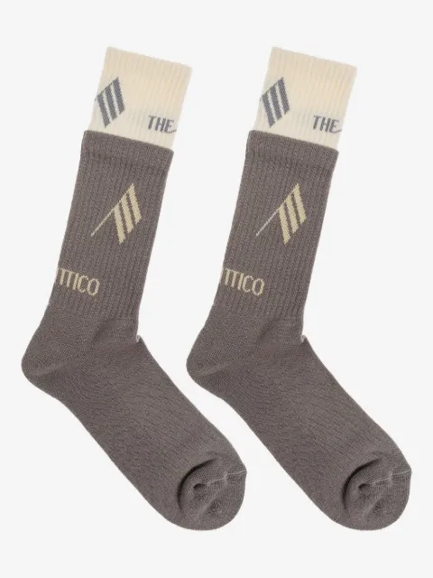 The Attico logo-print socks