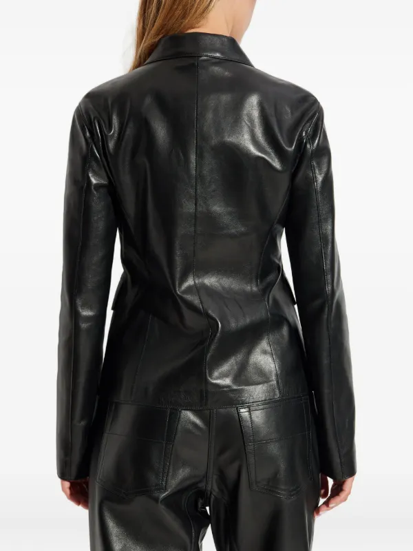 TOM FORD flap-pocket Leather Jacket | Black | FARFETCH