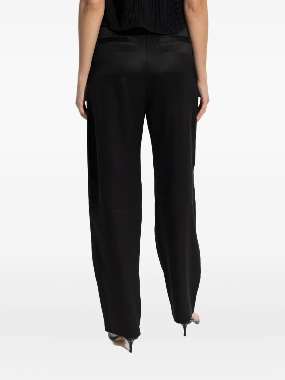 IRO satin trousers Zwart