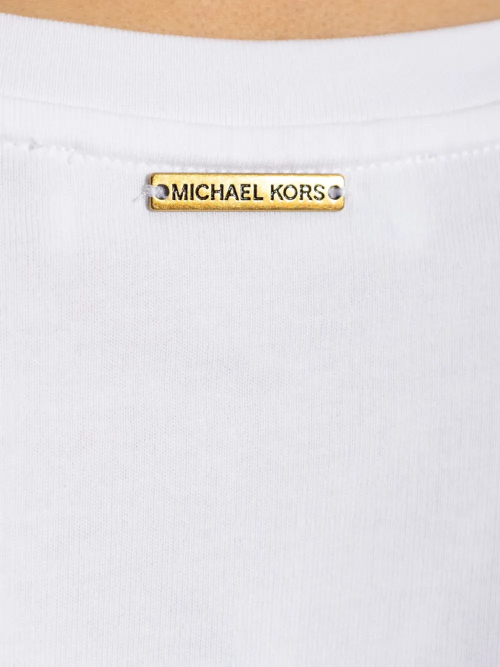 Michael Kors embroidered-logo t-shirt Wit