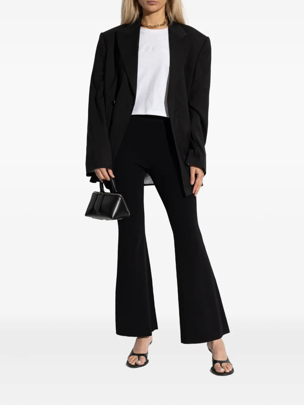 Michael Kors embroidered-logo t-shirt Wit