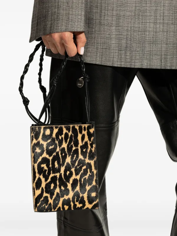 Jil Sander Small Tangle leopard-print Shoulder Bag | Neutrals