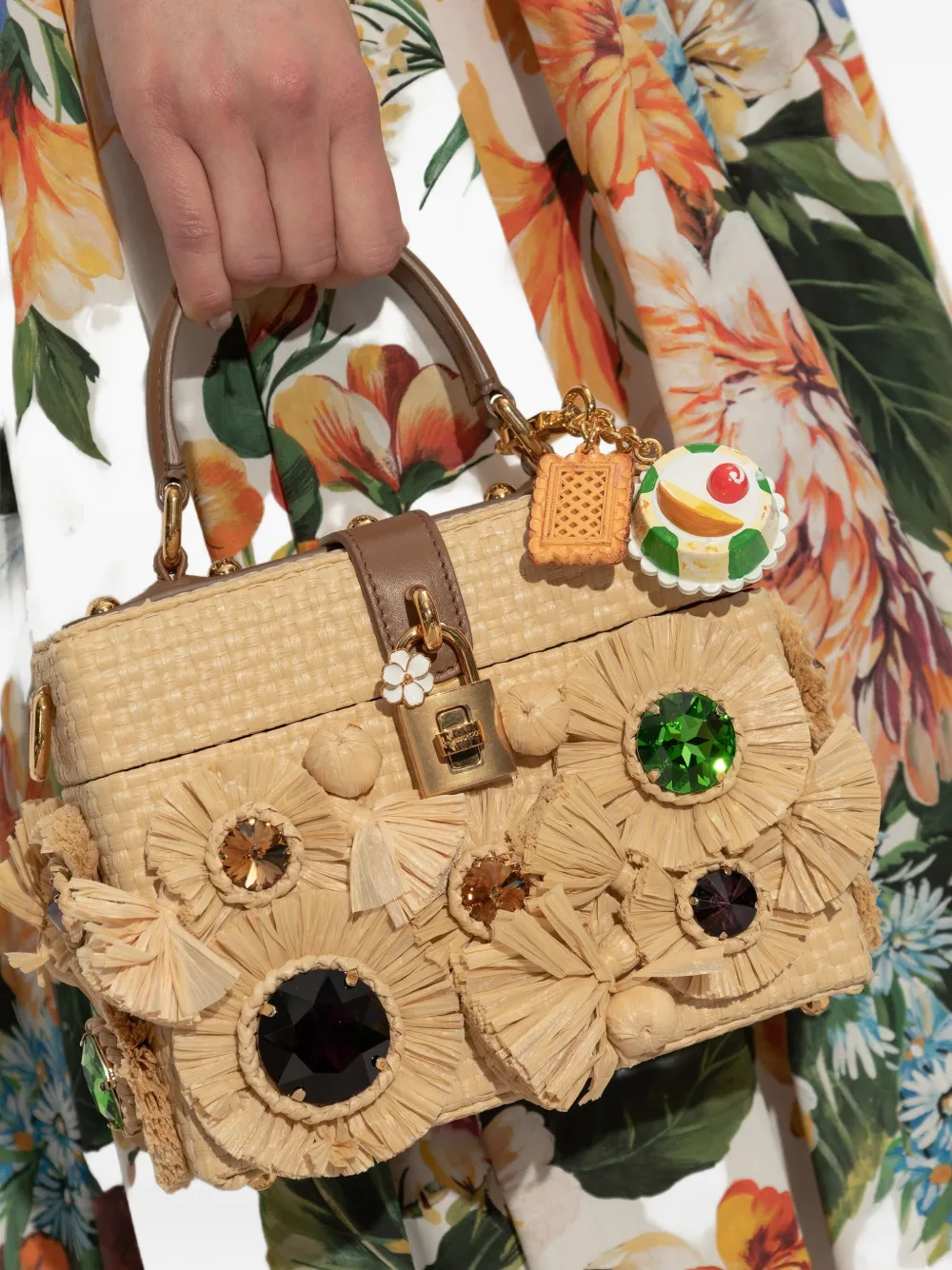 Dolce & Gabbana Cassatina sleutelhanger Goud