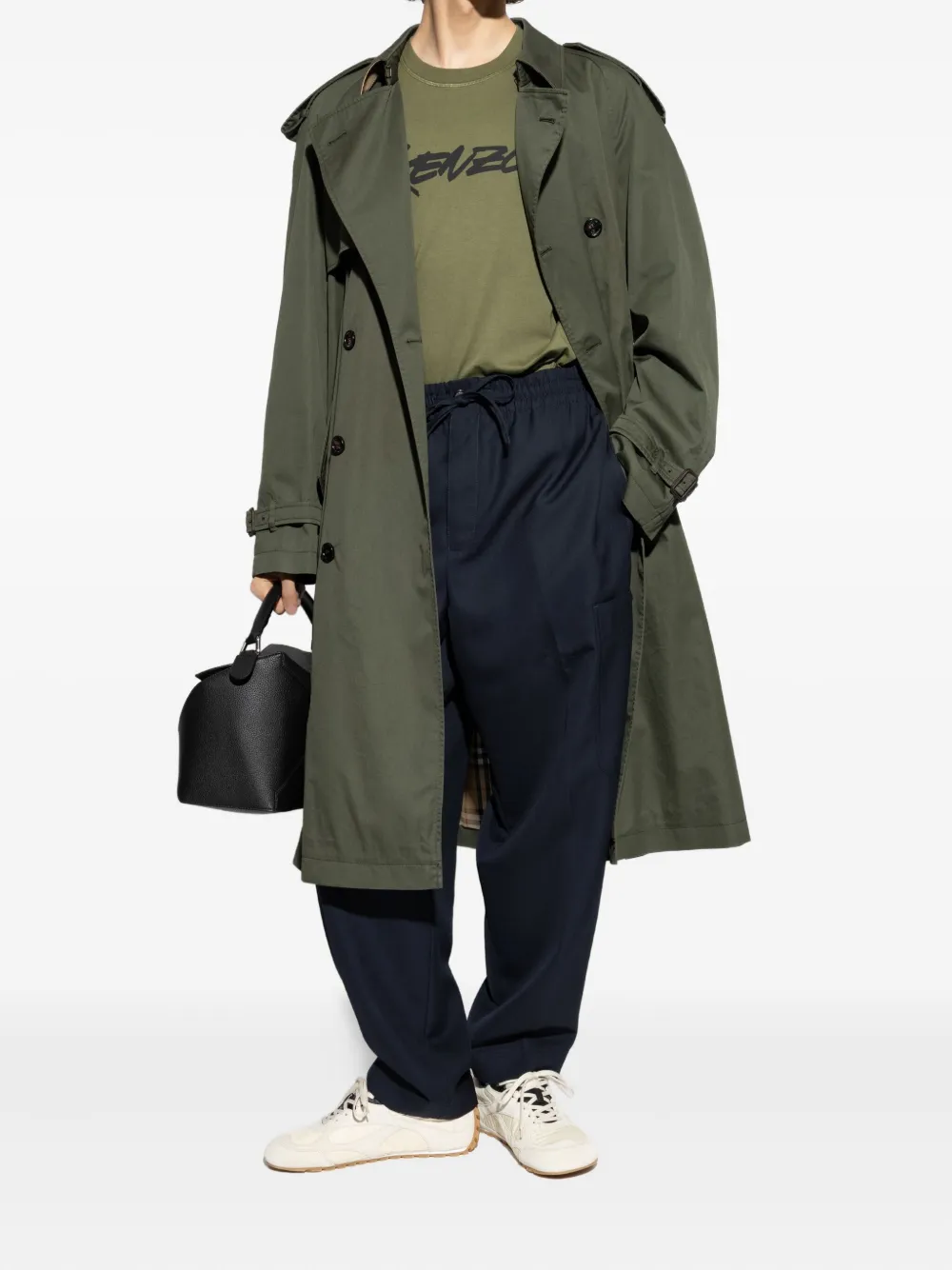 Kenzo drawstring-waist jeans Blauw