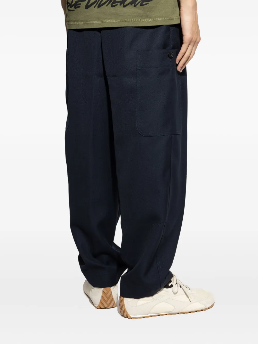 Kenzo drawstring-waist jeans Blauw