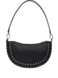 IRO Iri Arc O leather eyelet-detail shoulder bag - Black