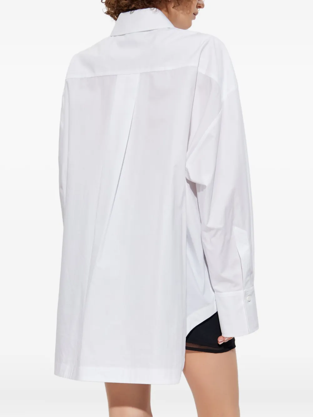 The Attico Diana shirt Wit