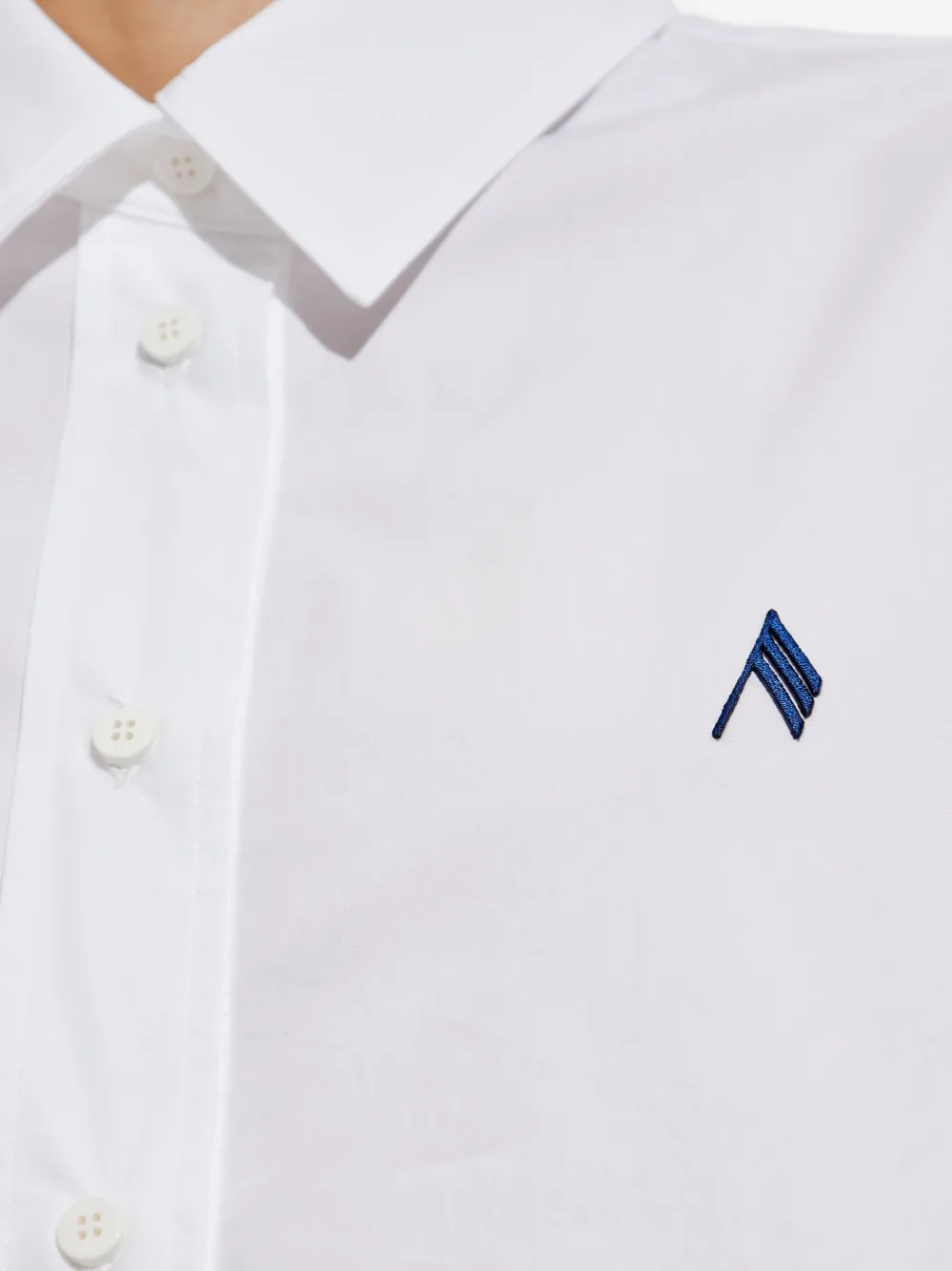 The Attico Diana shirt Wit