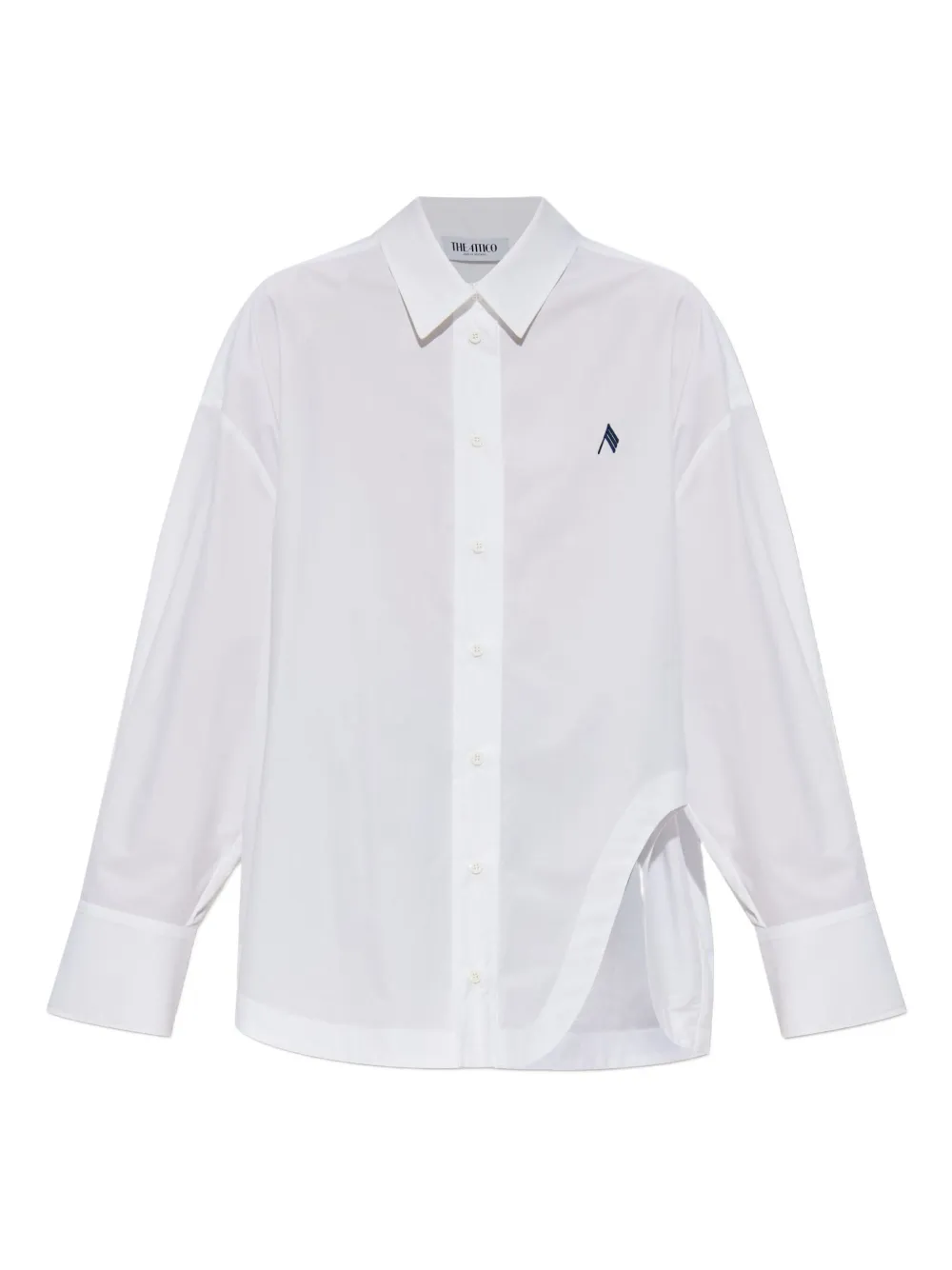 The Attico Diana shirt Wit