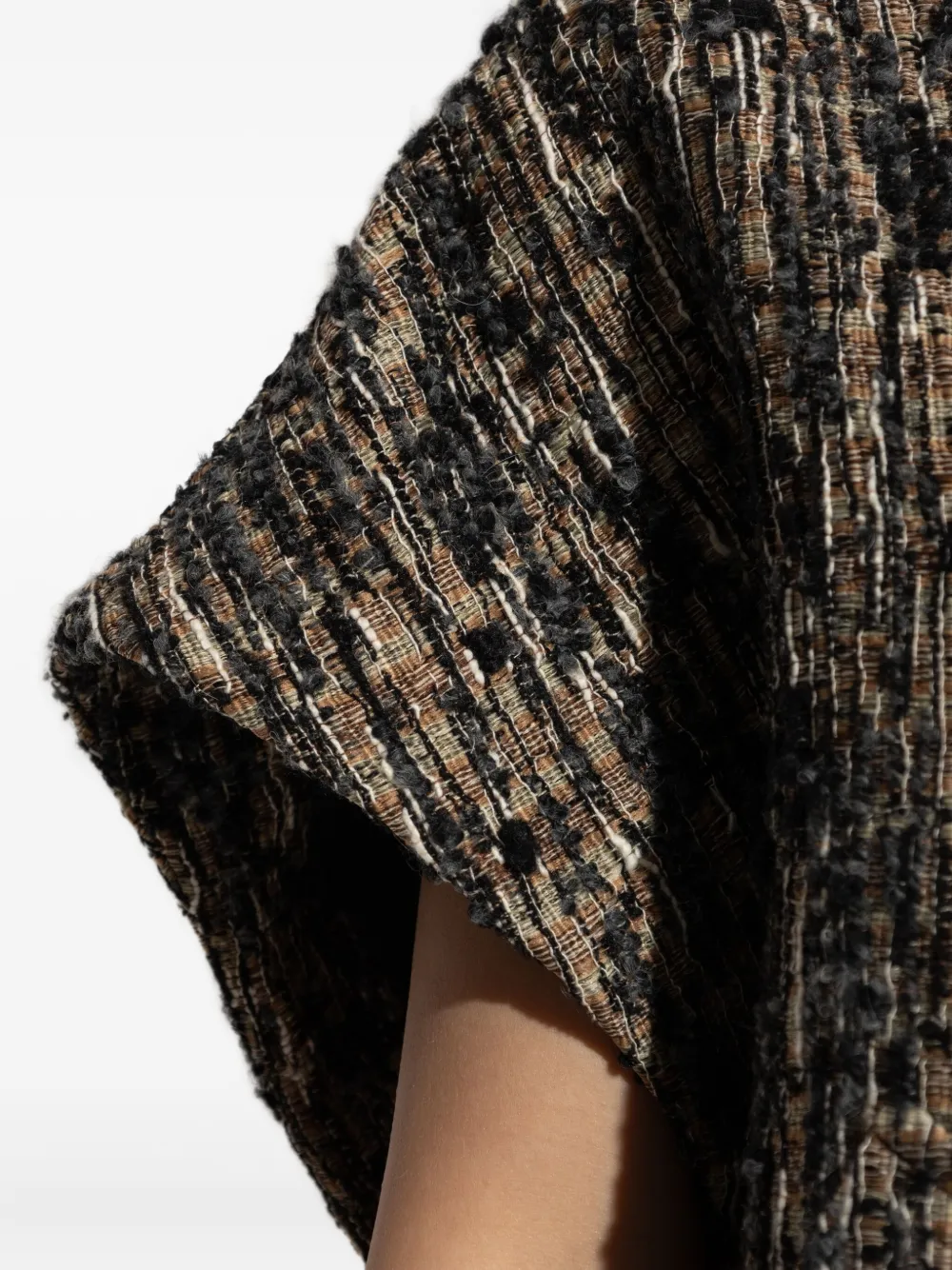 IRO Caliopa tweed short-sleeved jacket Veelkleurig