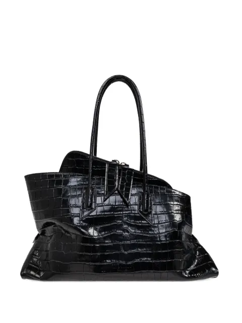 The Attico crocodile-effect tote bag