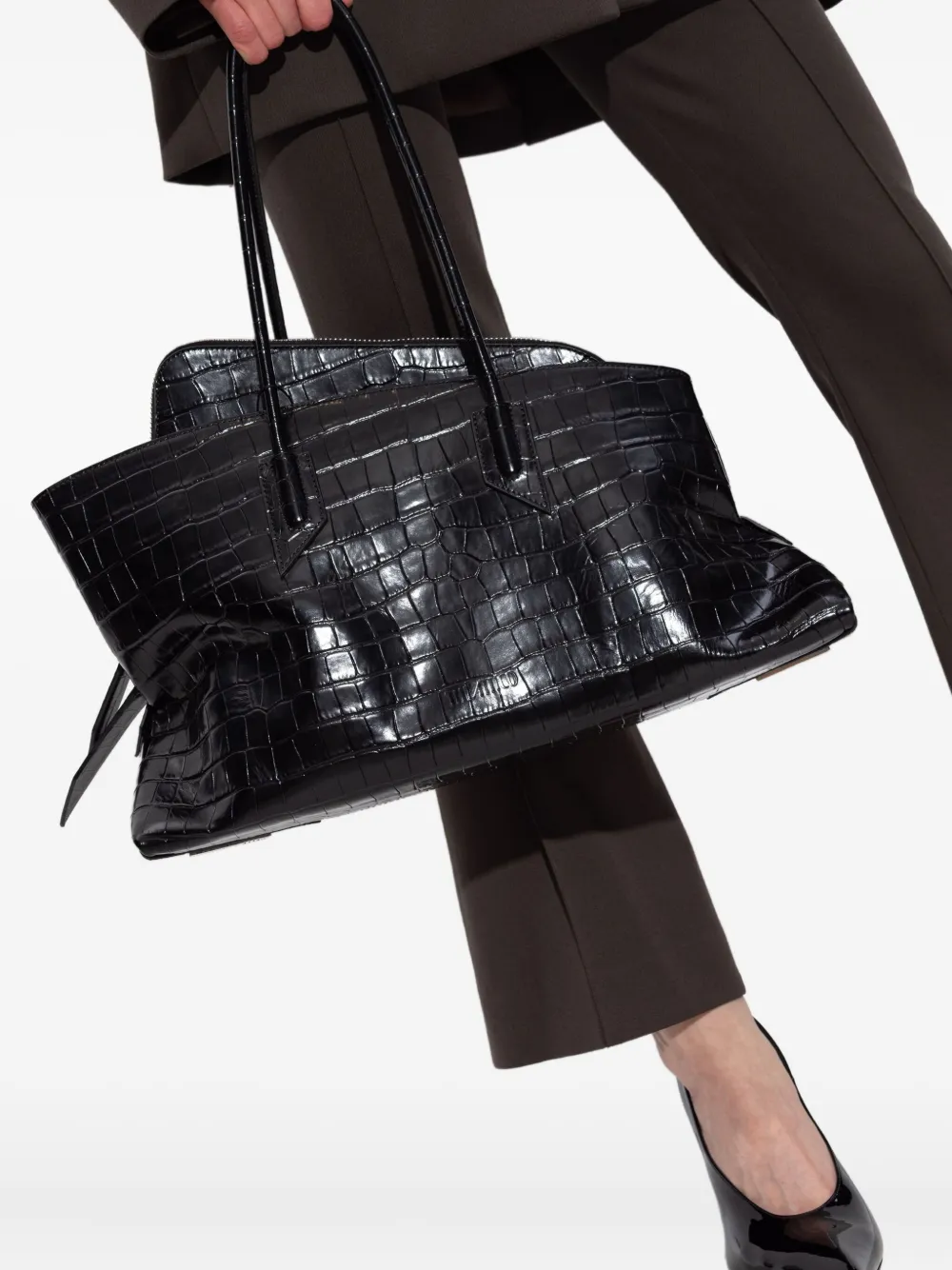 The Attico crocodile-effect tote bag | Image 2